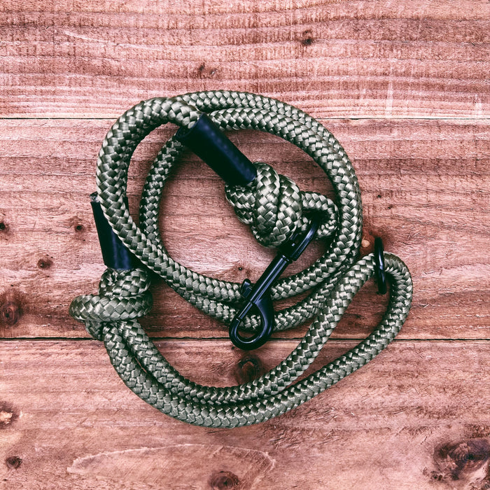 The Green Climbing Rope Dog Lead